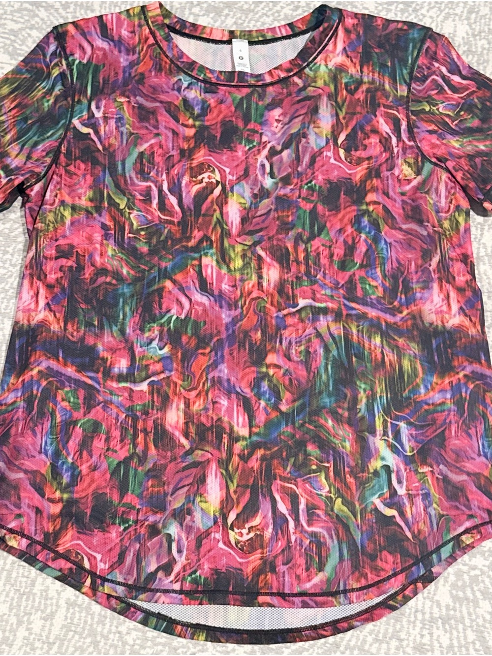 Lululemon /// Women’s High Neck Running and Training T-Shirt - Hyper Flow Multi - Picture 11 of 11